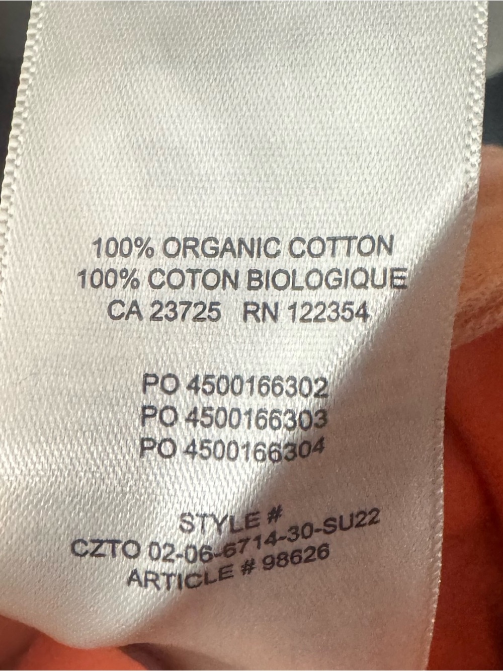 Sunday Best Jaden Pant Orange Size 4 - Picture 5 of 5
